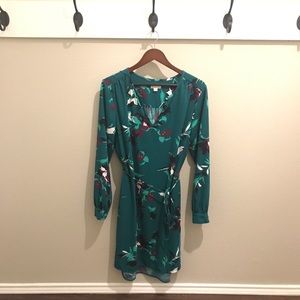 Floral shirt dress